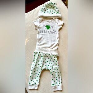 3-6 nwt st Patrick’s day outfit